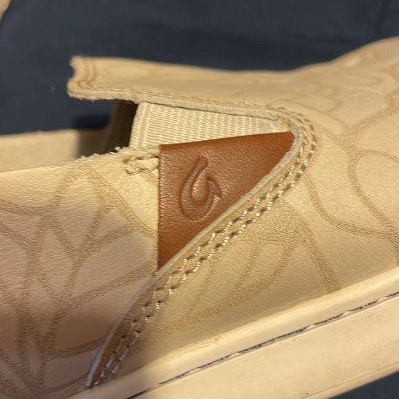 Golukai Loafer Shoes Tan size 9W very little wear leather upper - Picture 7 of 8